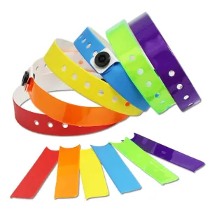 1/2" Pull Off Tab Vinyl Wristbands 430PT (500/Box)