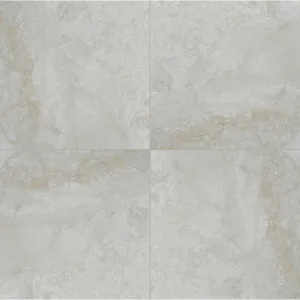 Argento Travertino, 24" x 24" - 2CM Outdoor Porcelain Paver